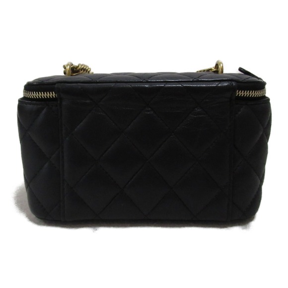 Chanel Vanity Shoulder Lambskin Black Chain - Picture 1 of 10